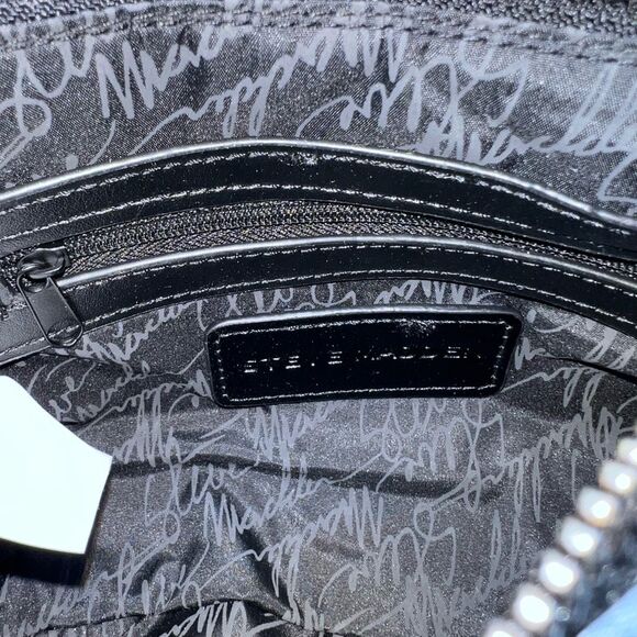 Steve Madden BBABS Sparkle Gray and Black hardware Bag - Picture 9 of 13